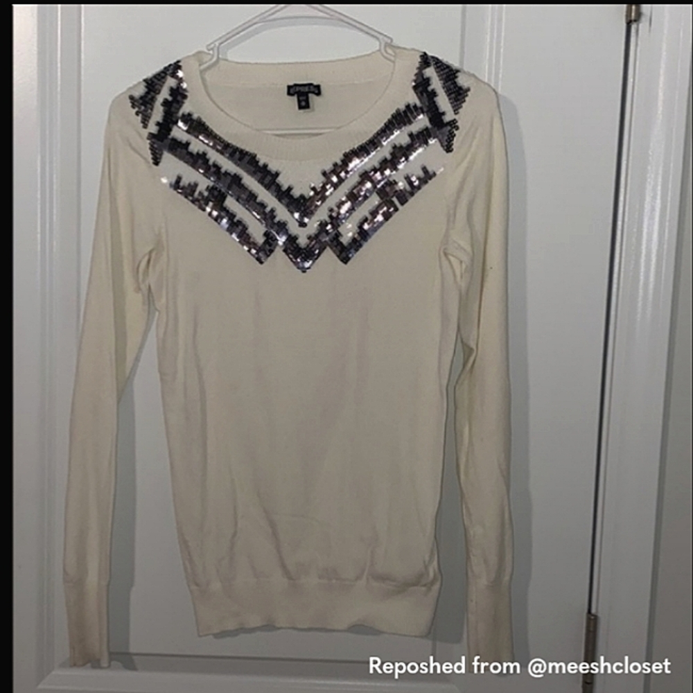 Express Sequin Sweater